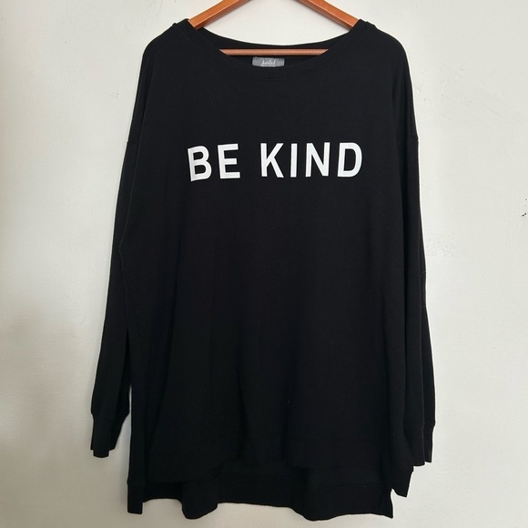 Marled Tops - Marled “be kind” sweatshirt